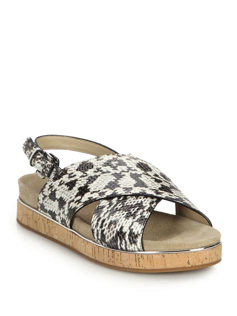 michael kors flat shoes australia|michael kors snakeskin flats.